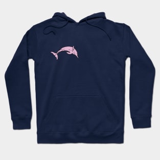 Pink river dolphin Hoodie